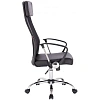 Кресло BN_Sp_EChair-589 TPU сетка/кожзам черный, хром