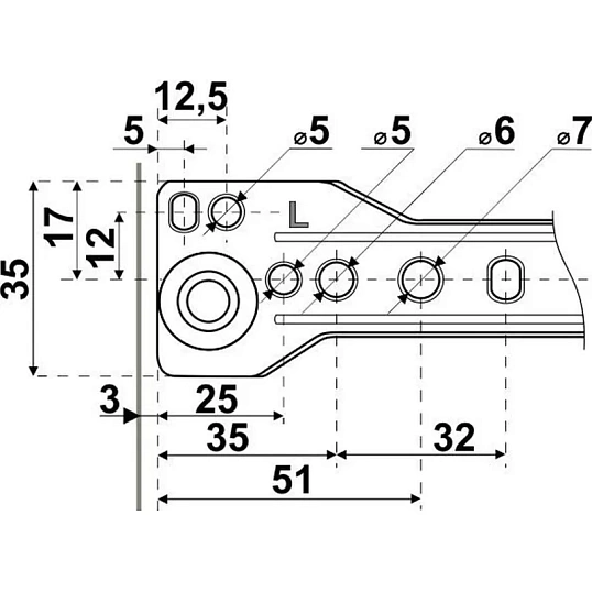 Направляющие УЗК_ StahlBuro роликовые 450/0,8 мм белый копмл-2 шт