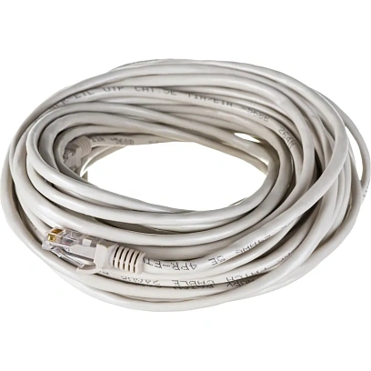 Патч-корд ExeGate (EX241491RUS) UTP-RJ45-RJ45-5e-15M-GY, UTP, 15м, серый OZ