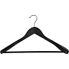 Вешалка-плечики WW_Attache СU9632-R/LH031-B дер,пер,анат,резин.р48-50 черн