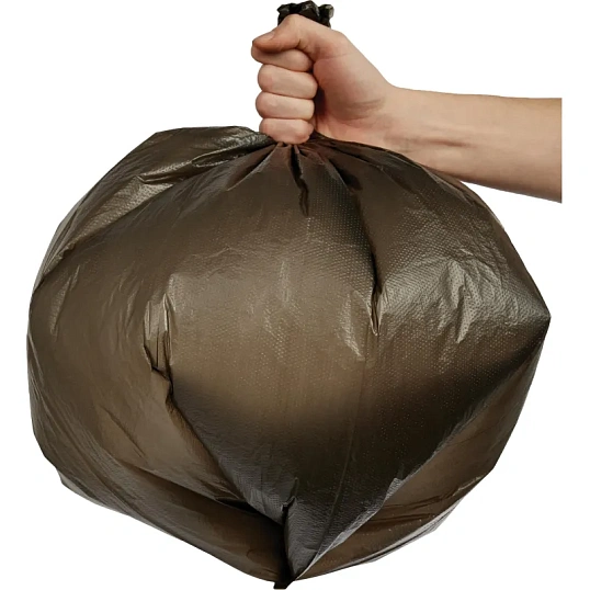 Мешки для мусора ПНД 60л 15мкм 20шт/рул черные 58x65см Концепция Быта