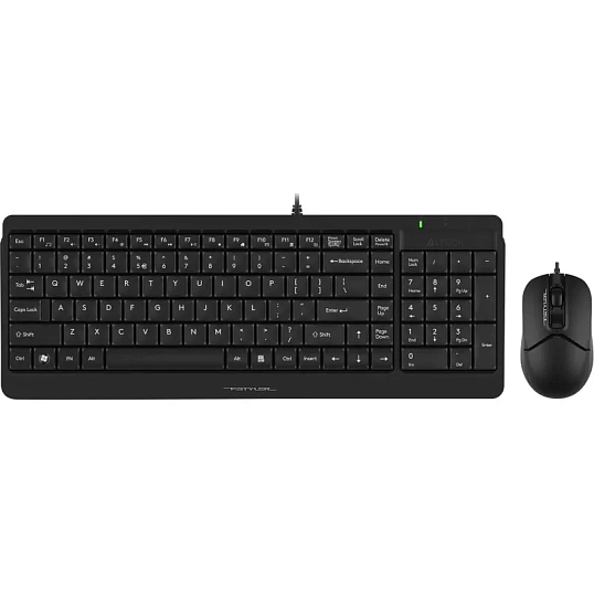 Набор клавиатура+Мышь A4Tech Fstyler F1512 USB (F1512 BLACK)