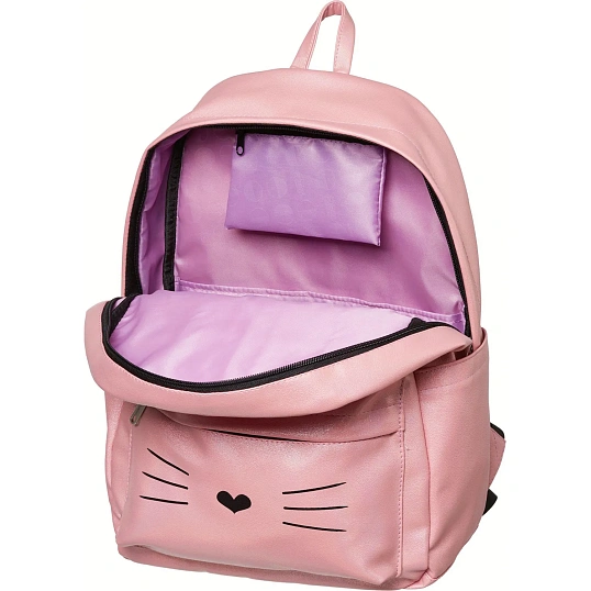 Рюкзак Kitty экокожа розовый