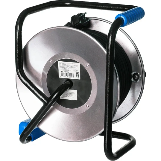 Удлинитель TOPFORT КГ 3x2.5 кв.мм. 25м 16А 4 гнезда с/з., с/загл. IP44