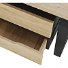 Стол офисный Kobor TB-100/60 1000x600x750 Черный муар/Дуб натуральный