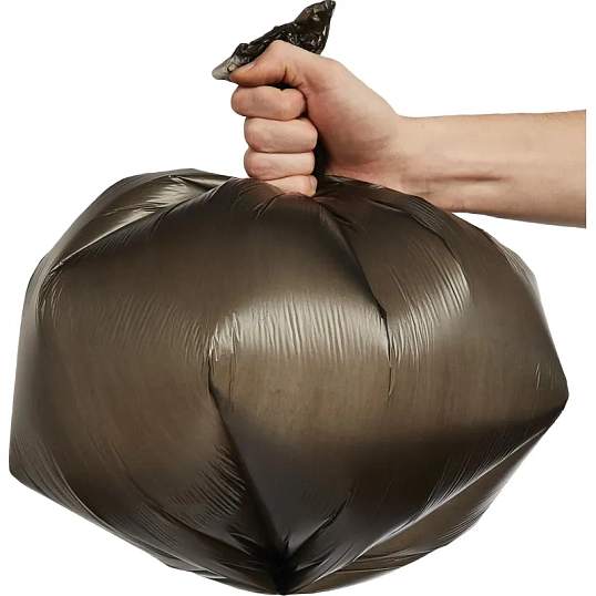 Мешки для мусора ПНД 30л 10мкм 30шт/рул черные 48x60см Концепция Быта