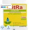 Салфетка хозяйственная цел MITRA Super Absorbent 15x15см, 3шт/уп /K5044