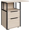 Тумба приставная  K-Loft 241T010 750х405х752 дуб сканд/черный