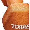 Гантель TORRES 2 кг, PL55012, металл в неопреновой оболочке, 6гр,оранжевый