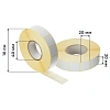 Термоэтикетки Т/ЭКО 20х20, 2000 шт/рул, вт.40, 5 рул/уп (спайка)