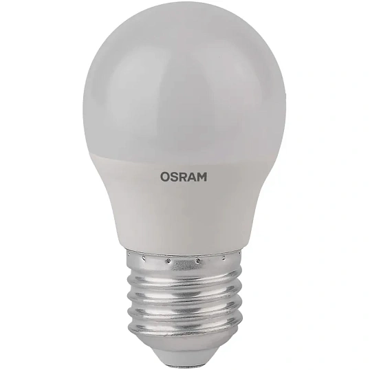 Лампа светодиодная Osram 5/6Вт Е27(Р, 2700 К, 220 В, 4058075696235)