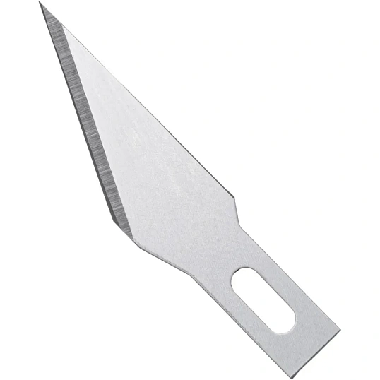 Лезвие для ножей макетных запасное TOPFORT 5,9мм,сталь SK5,10шт/уп