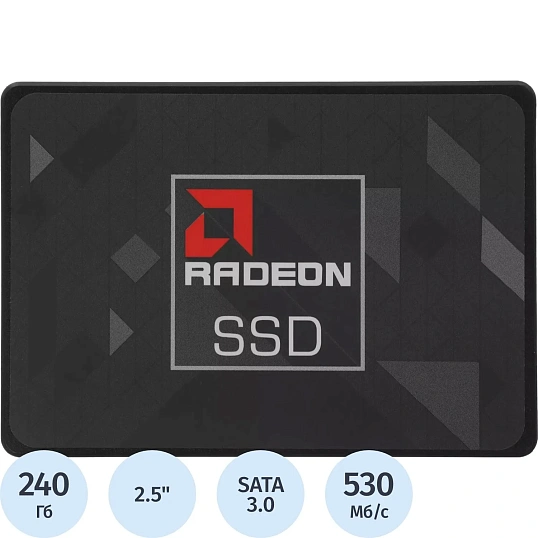SSD накопитель AMD SATA-III 240GB R3SL0240G2 Radeon R3 2.5