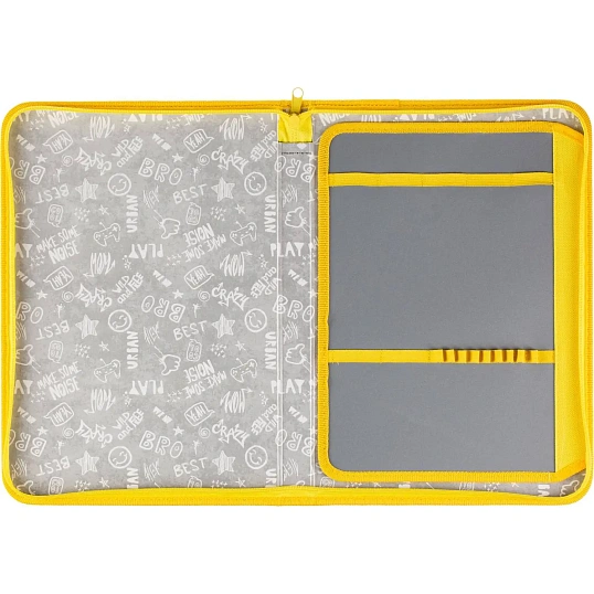 Папка для труда Шустрики, А4,резинки,ткань/ламин.,340х235х30,ПТ-Р4