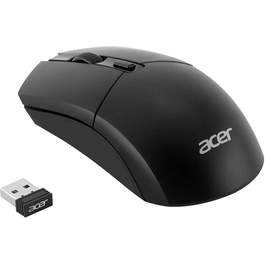 Набор клавиатура+мышь Acer OKR120 клав:black мышь:black USB//(ZL.KBDEE.007)