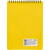 Блокнот А5,60л,кл,спир,пласт.обл,тонир.бл. Attache Bright colours Желтый