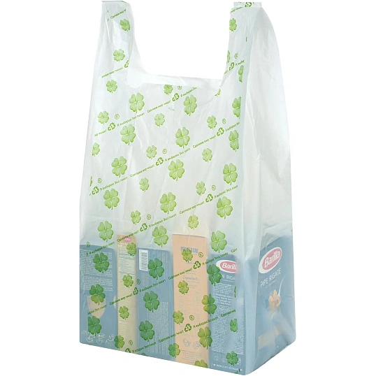 Пакет-майка Пакет Майка БИО с рисунком, 29x55x2x7 см, 15 мкм, 100 шт./уп