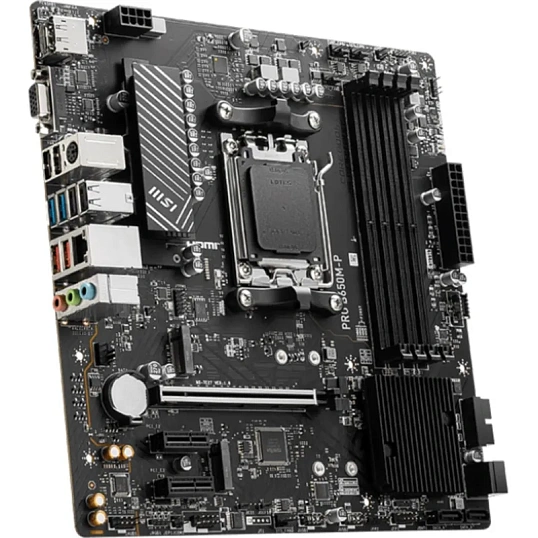 Материнская плата MSI PRO B650M-P B650, AM5, 4xDDR5, mATX
