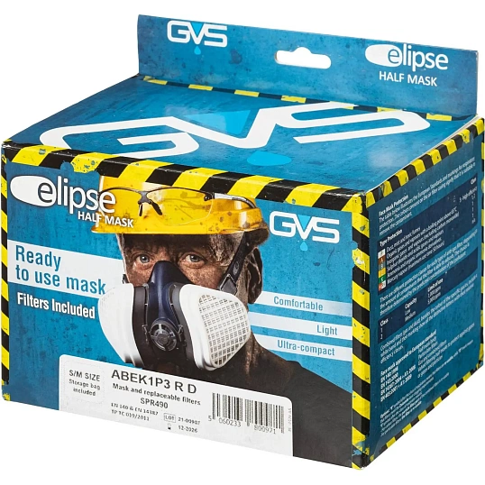 Полумаска ELIPSE ABEK1P3 размер S/M малый/средний (арт. SPR490IFUA)