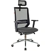 Кресло VB_EChair 663 TC-H/SL черный TW-01 38-418 сетка/ткань