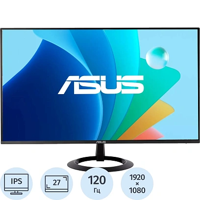 Монитор ASUS 27 VZ279HG IPS/FHD/1ms 250cd/120Hz VGA HDMI Black