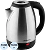 Чайник электрический SCARLETT SC-EK21S51, сталь, 1500Вт, 1.8л