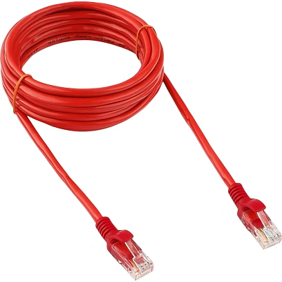 Патч-корд UTP Cablexpert PP12-3M/R кат.5e, 3м, красный