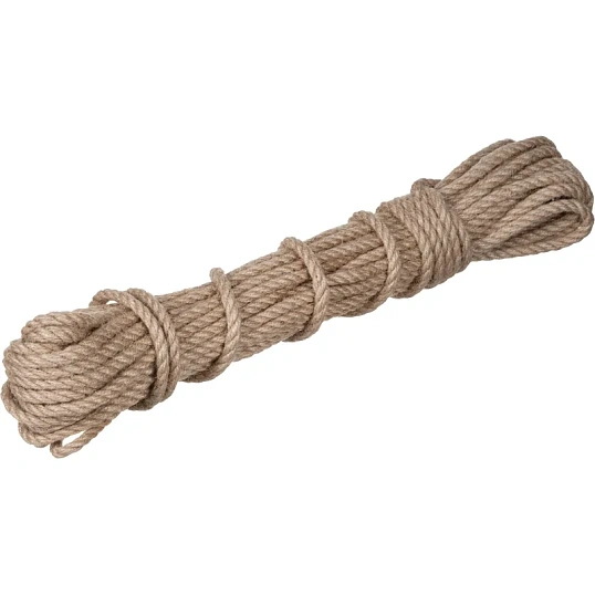 Веревка джутовая 6мм в мотках по 20м
