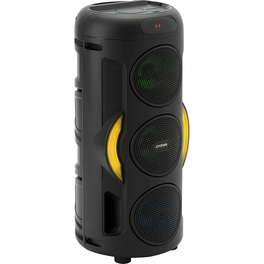 Акустическая система Digma D-MC1721 черный 10Вт/FM/USB/BT/micro SD