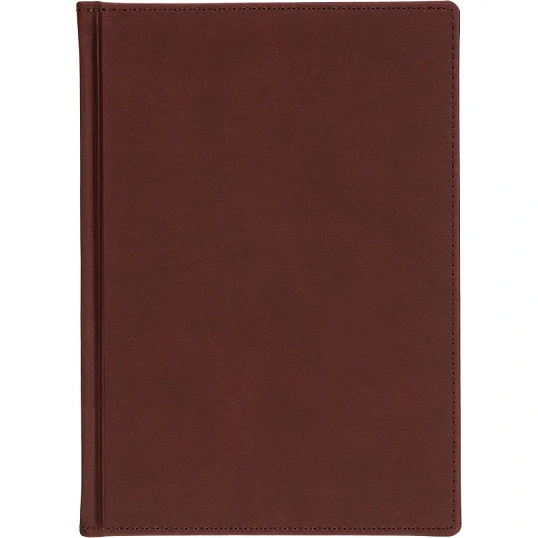 Ежедневник датированный 2026 А5+ VELVET бордовый 3-123/02