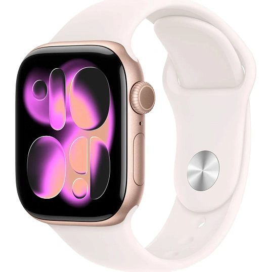 Смарт-часы Apple Watch Series 11 GPS 42mm S/M (Розовое золото) [MEU04X/A