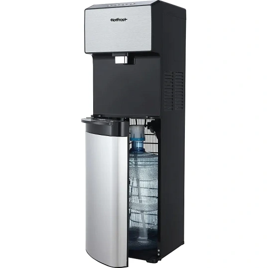 Кулер для воды HotFrost V450ASM, 650Вт, бак холод. 3.6л,горяч. 1л, (серебр)