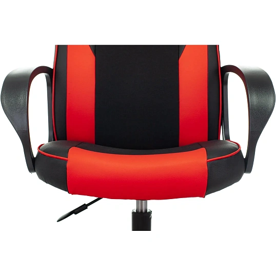 Кресло VB_Echair Easy Game-905 TPU кожзам черный/красный пластик