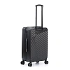 Чемодан TORBER Lama, черный, ABS-пластик, 43х25,5х67см, 62 л, T1919M-Black