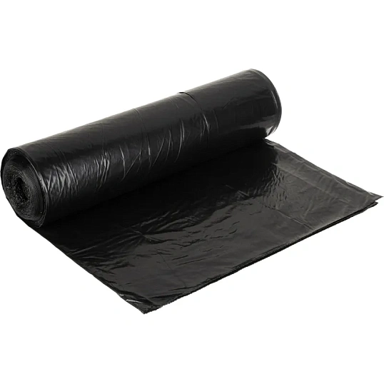 Мешки для мусора ПВД 360л 30мкм 10шт/рул черные 120х160см Стандарт