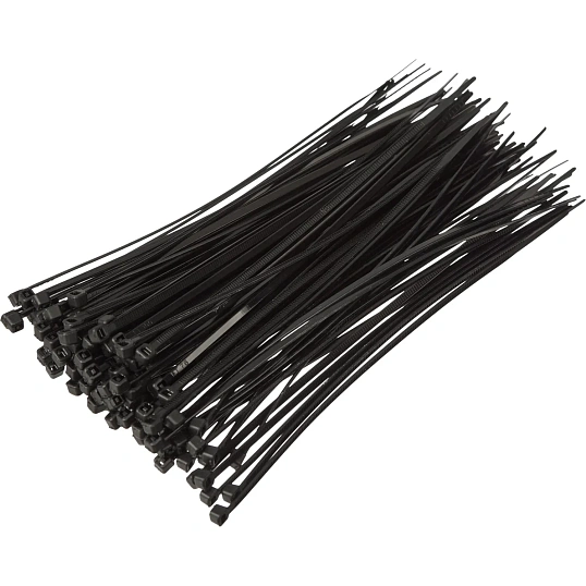 Хомут стяжка нейлоновая Topfort 3х150 (2,5х100 мм) чёрный 100 шт/уп