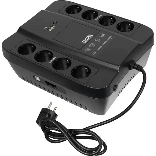 ИБП Powercom SPD-850U 850Вт/510W Лин-инт. 8xEURO