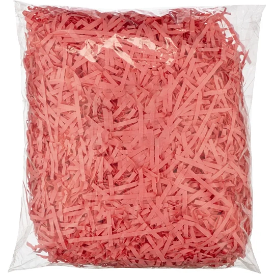 Наполнитель бумажный красн (медиум) пл80гр офсет упаковка 100гр БН-100кр