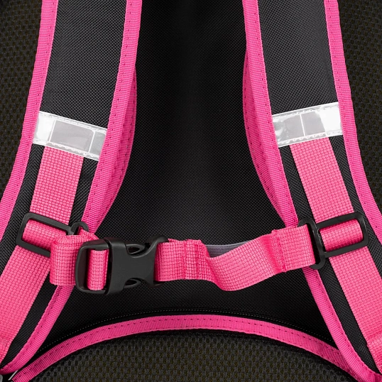 Ранец Комус Класс Stright Котэ Сама по себе, черный, 2 отд, эргоном. Спинка