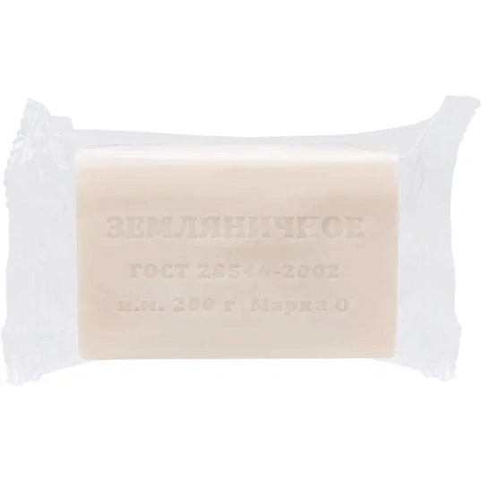 Мыло туалетное Земляничное 200гр, 40шт/уп в прозрачной обертке