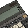 Калькулятор настольный Deli EM309,12 р, дв пит,176,9x124,9x34мм,темно-серый