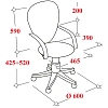 Кресло VT_СHAIRMAN 205 (PRESTIGE ERGO) ткань T08 черный