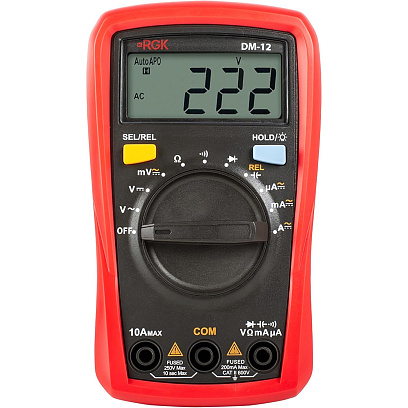 Мультиметр цифровойRGK DM-12 (776561)