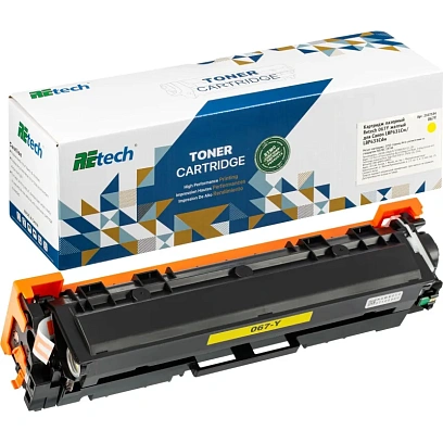 Картридж лазерный Retech 067Y жел. для Canon LBP631Cw/LBP633Cdw