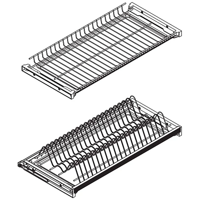 Сушка SP_VOK двухуровневая 600 (720 Серый МП)