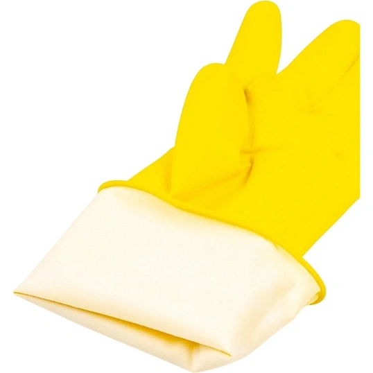 Перчатки резиновые PACLAN Professional латекс желтый 4073254 р.S