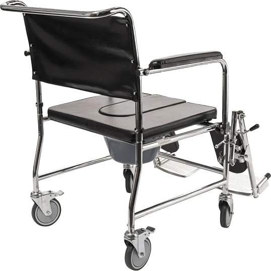 Кресло-каталка , с сан. Осн., литые колеса, ш.с.44см., Barry W2