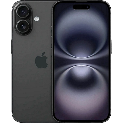 Смартфон Apple iPhone 16 A3287 256Gb черный(MYEE3HN/A)