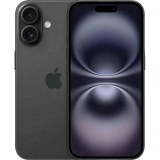 Смартфон Apple iPhone 16 A3287 256Gb черный(MYEE3HN/A)