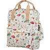 Рюкзак Квадро Грибы, светлый, 1 отд., 3 кармана,37х28х13